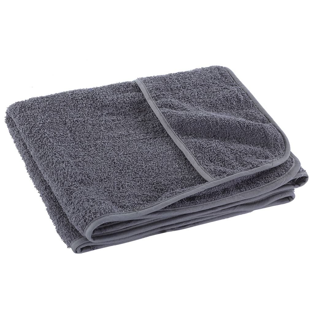 vidaXL Prosoape de plajă, 4 buc., antracit, 60x135 cm, textil 400 GSM vidaXL Prosoape de plajă, 4 buc., antracit, 60x135 cm, textil 400 GSM