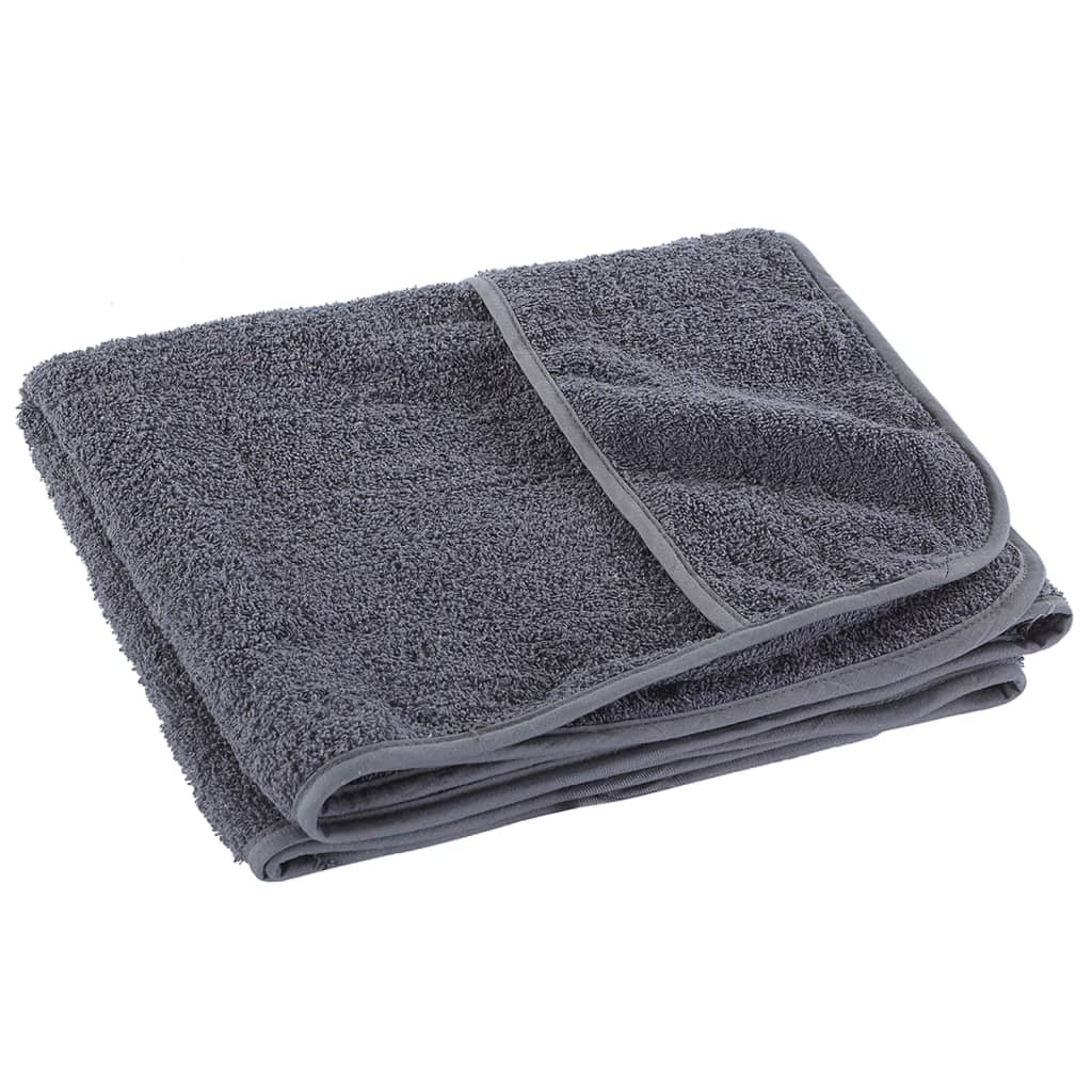 vidaXL Prosoape de plajă, 6 buc., antracit, 60x135 cm, textil 400 GSM vidaXL Prosoape de plajă, 6 buc., antracit, 60x135 cm, textil 400 GSM