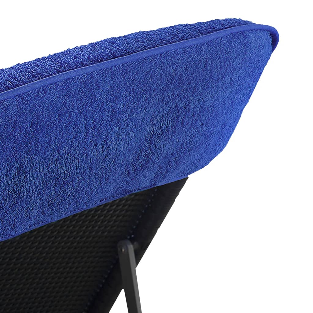vidaXL Prosoape de plajă, 6 buc., albastru, 60x135 cm, textil 400 GSM vidaXL Prosoape de plajă, 6 buc., albastru, 60x135 cm, textil 400 GSM