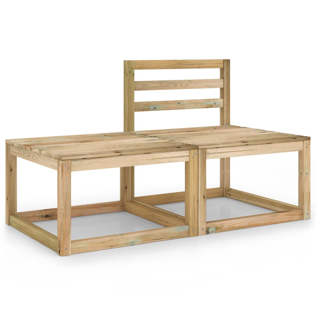 vidaXL Set mobilier de grădină, 2 piese, lemn de pin tratat verde vidaXL Set mobilier de grădină, 2 piese, lemn de pin tratat verde