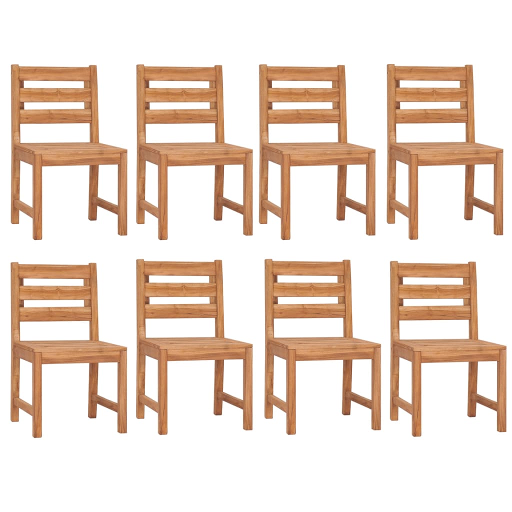 vidaXL Set mobilier de grădină, 9 piese, lemn masiv de tec vidaXL Set mobilier de grădină, 9 piese, lemn masiv de tec