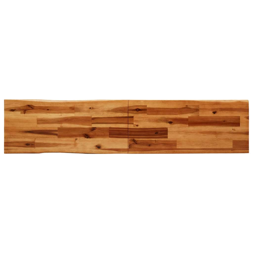 vidaXL Set de masă din 3 piese, margini naturale, lemn masiv de acacia