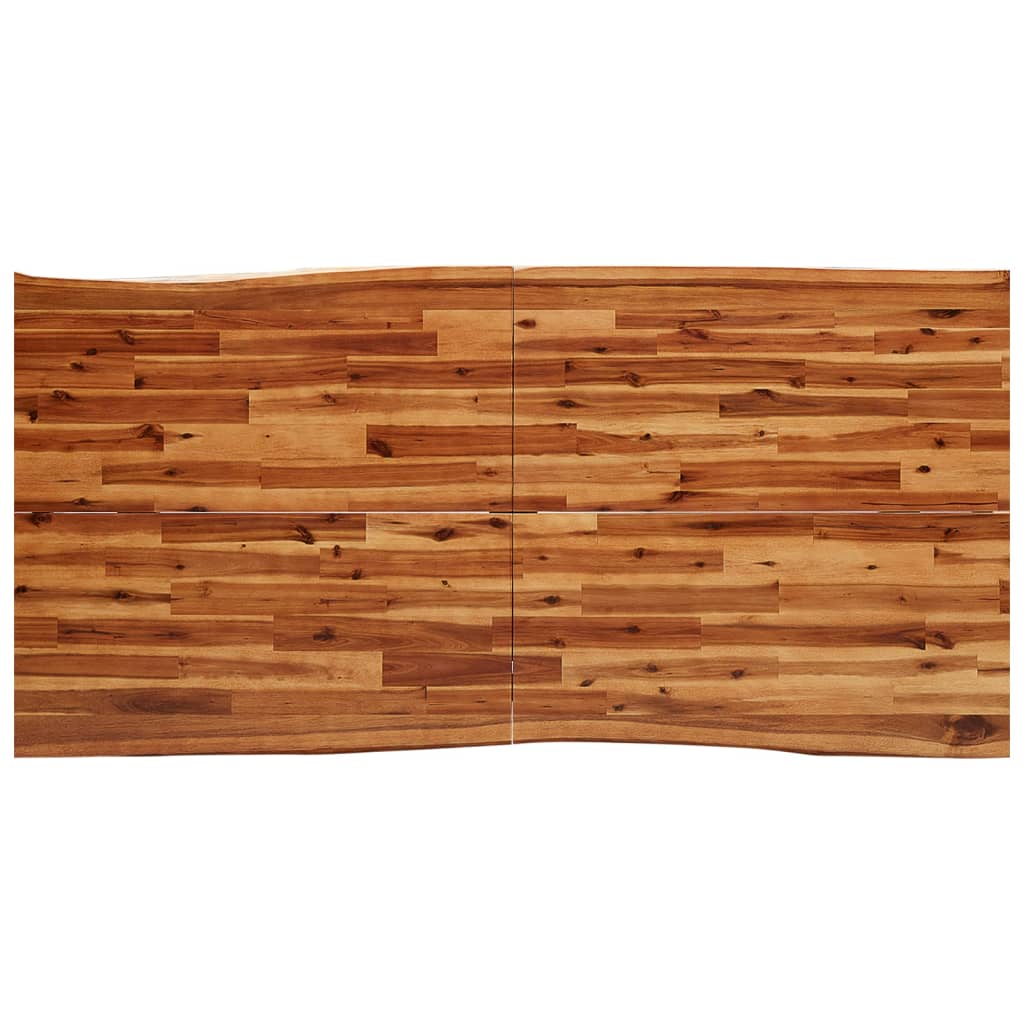 vidaXL Set de masă din 3 piese, margini naturale, lemn masiv de acacia vidaXL Set de masă din 3 piese, margini naturale, lemn masiv de acacia