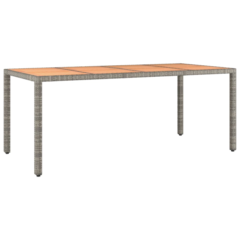 vidaXL Set mobilier grădină cu perne, 9 piese, gri, poliratan vidaXL Set mobilier grădină cu perne, 9 piese, gri, poliratan