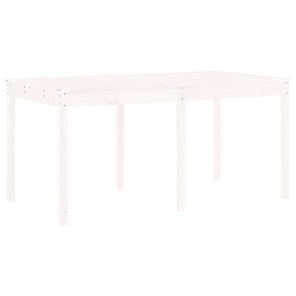 vidaXL Set mobilier de grădină, 13 piese, alb, lemn masiv de pin vidaXL Set mobilier de grădină, 13 piese, alb, lemn masiv de pin