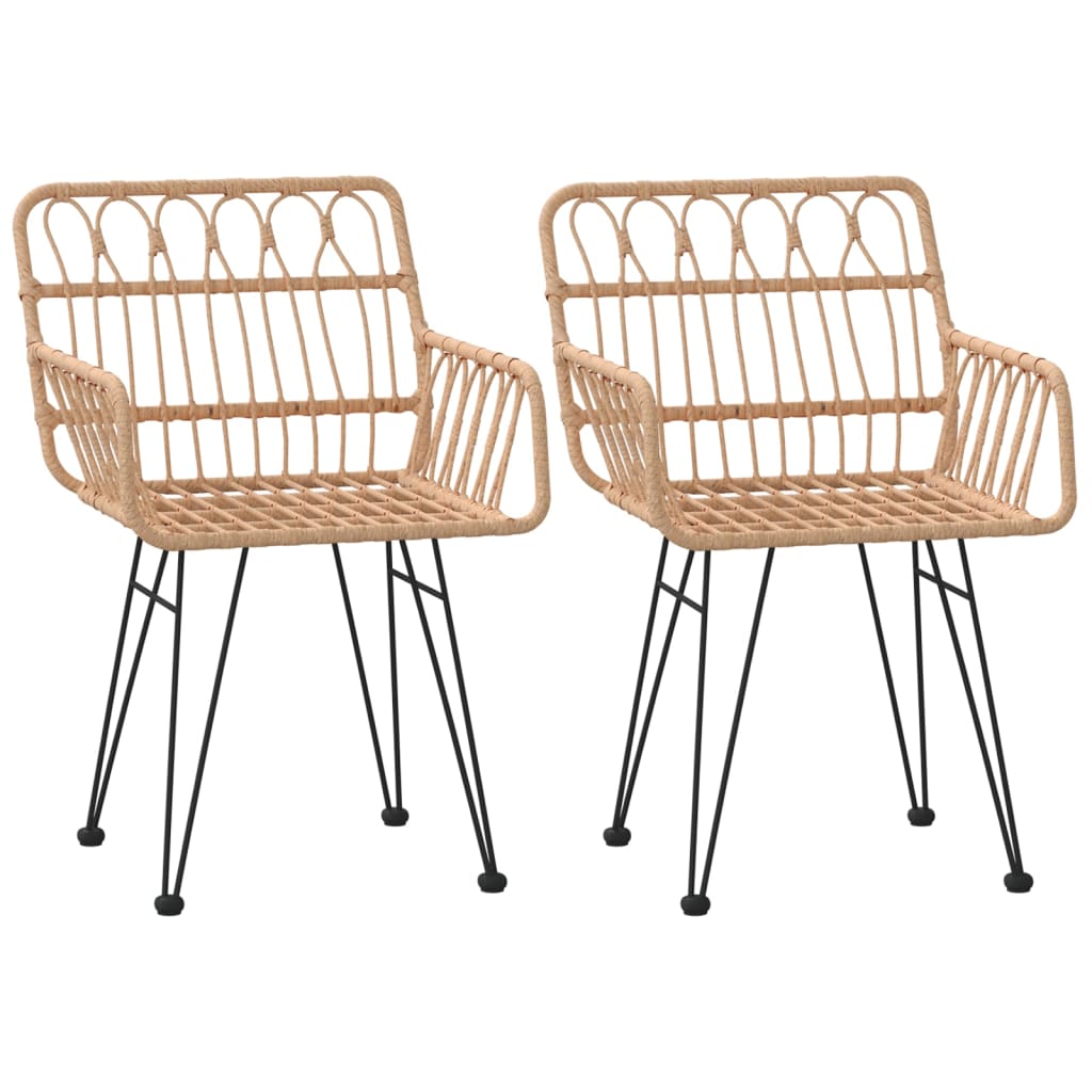 vidaXL Set mobilier de grădină, 3 piese, poliratan vidaXL Set mobilier de grădină, 3 piese, poliratan