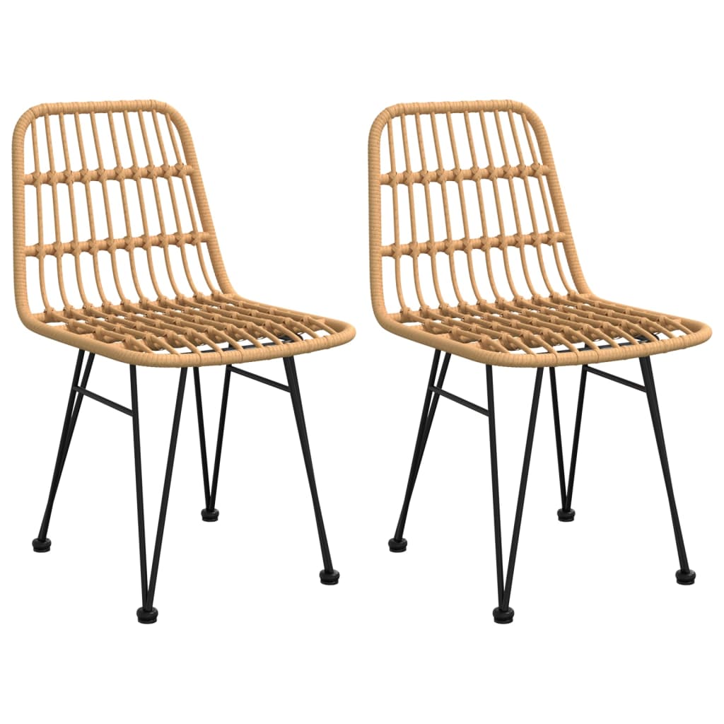vidaXL Set mobilier de grădină, 3 piese, poliratan vidaXL Set mobilier de grădină, 3 piese, poliratan