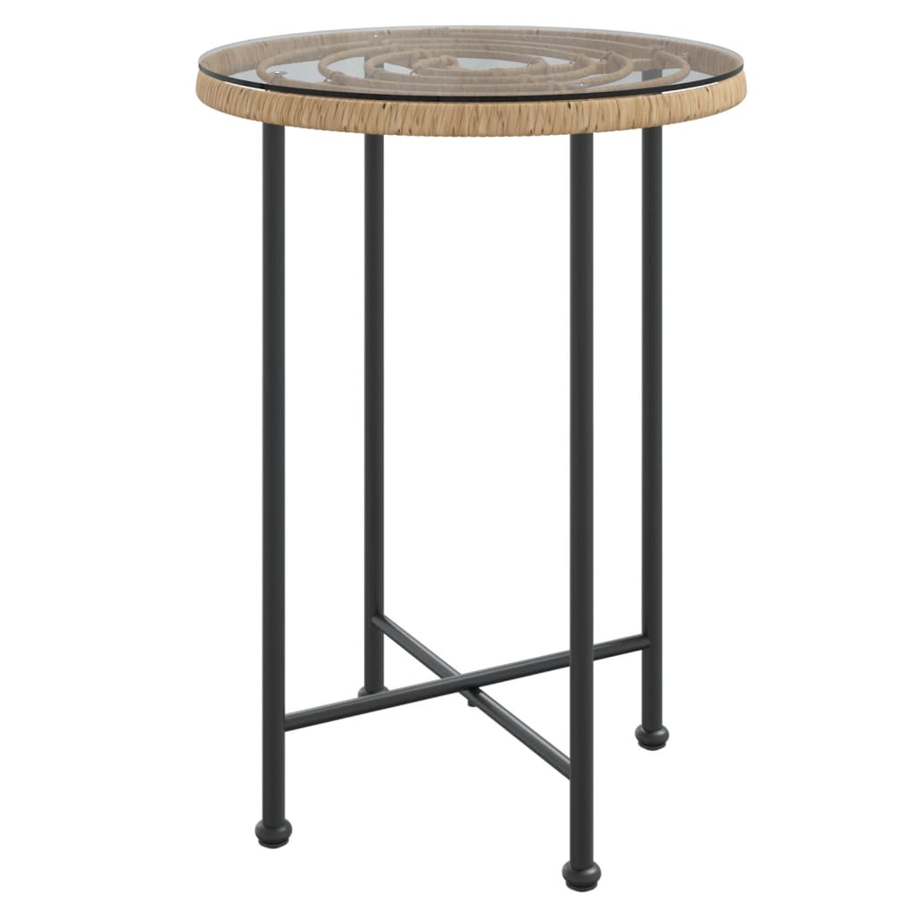 vidaXL Set mobilier de grădină, 5 piese, poliratan