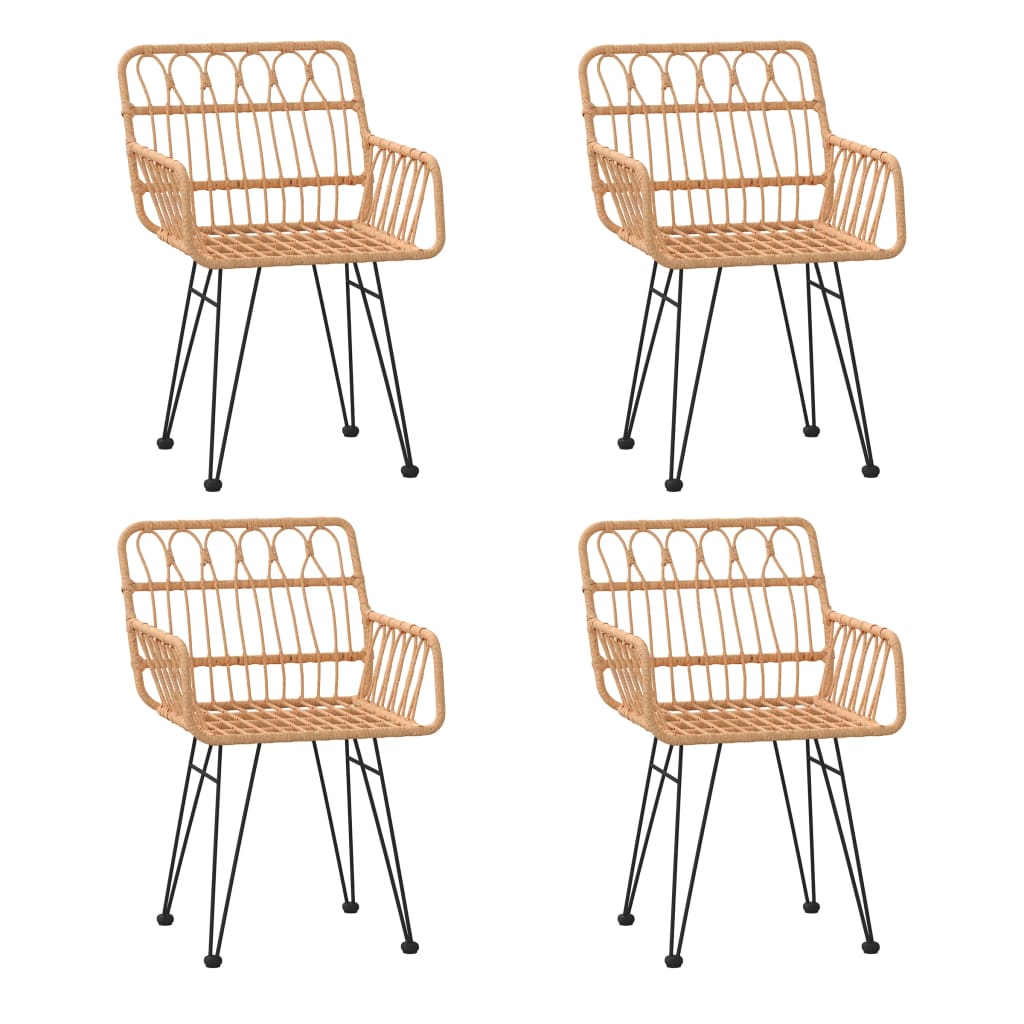 vidaXL Set mobilier de grădină, 5 piese, poliratan vidaXL Set mobilier de grădină, 5 piese, poliratan
