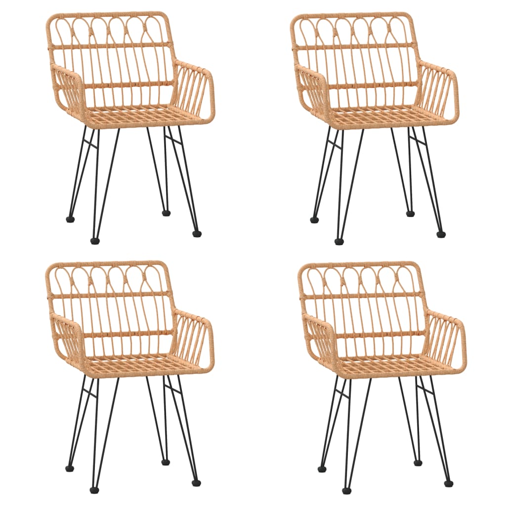 vidaXL Set mobilier de grădină, 5 piese, poliratan vidaXL Set mobilier de grădină, 5 piese, poliratan