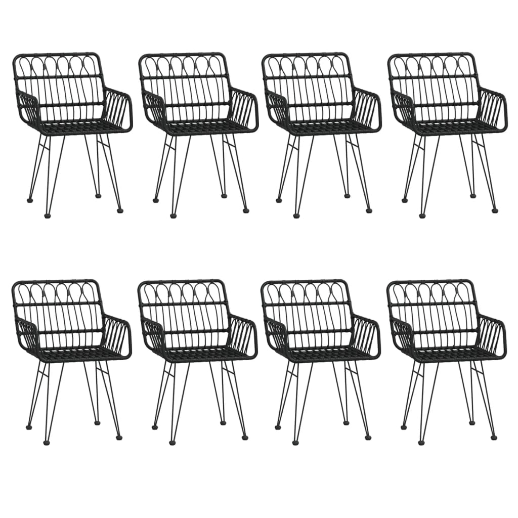 vidaXL Set mobilier de grădină, 9 piese, poliratan vidaXL Set mobilier de grădină, 9 piese, poliratan