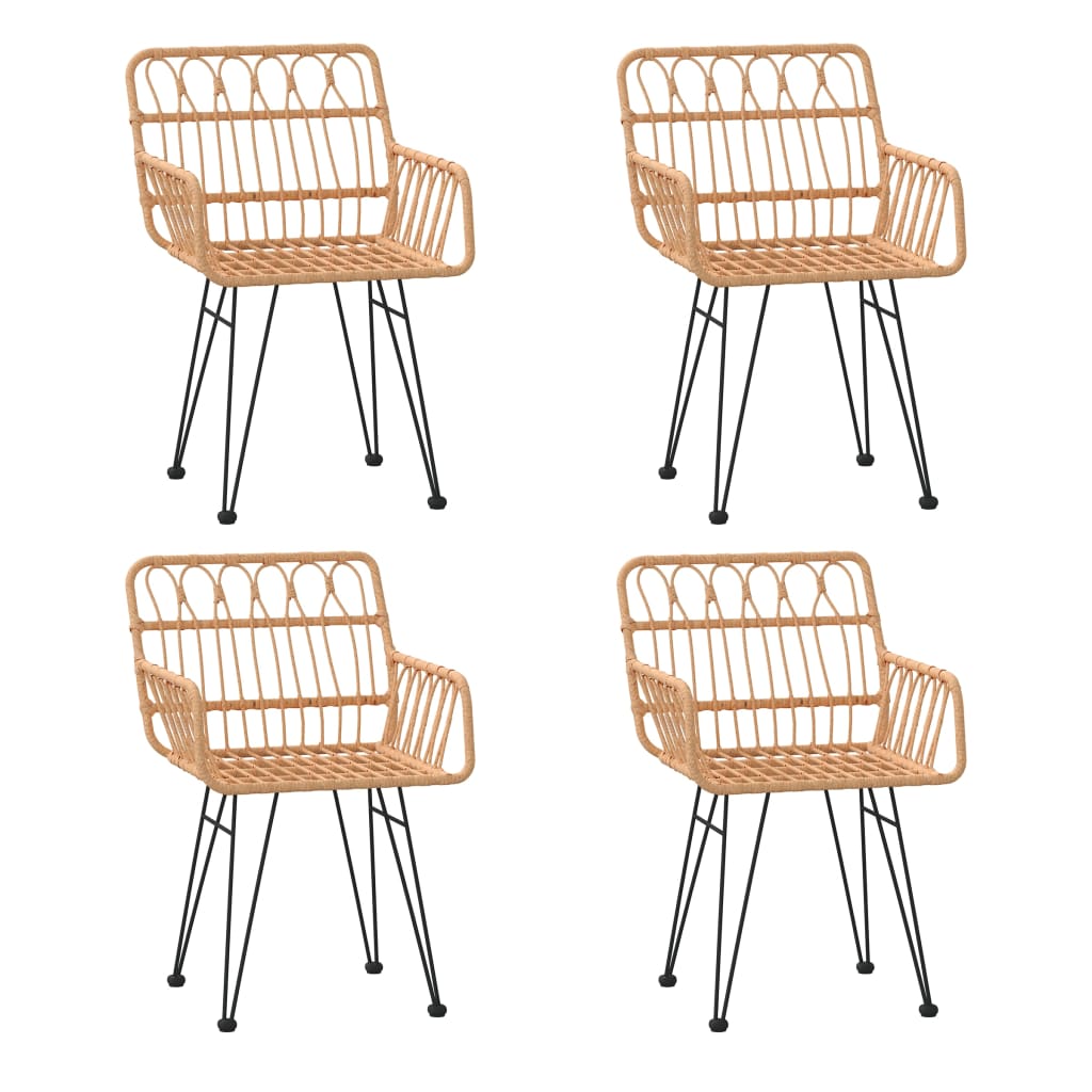 vidaXL Set mobilier de grădină, 5 piese, poliratan vidaXL Set mobilier de grădină, 5 piese, poliratan