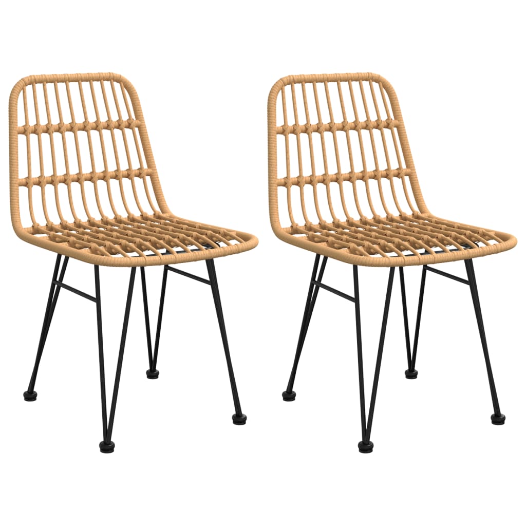 vidaXL Set mobilier de grădină, 3 piese, poliratan vidaXL Set mobilier de grădină, 3 piese, poliratan