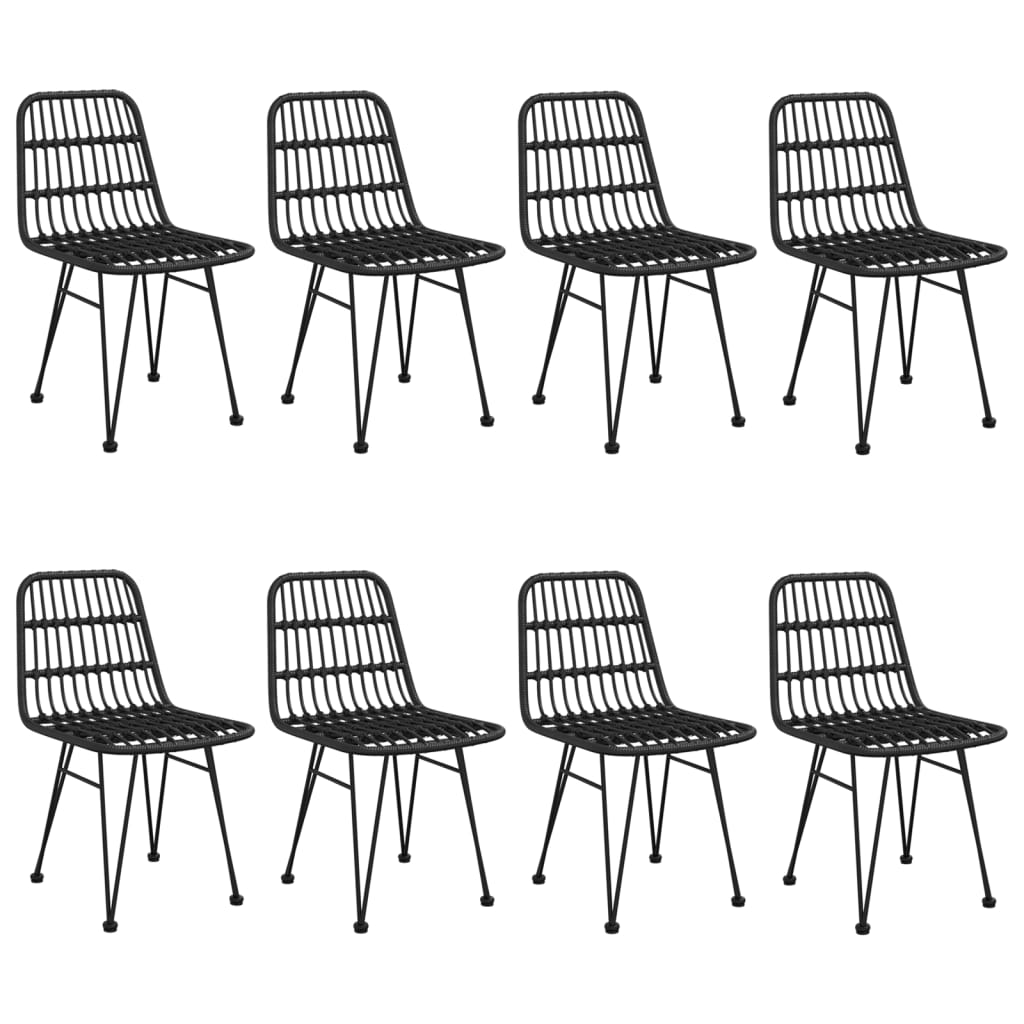 vidaXL Set mobilier de grădină, 9 piese, poliratan vidaXL Set mobilier de grădină, 9 piese, poliratan