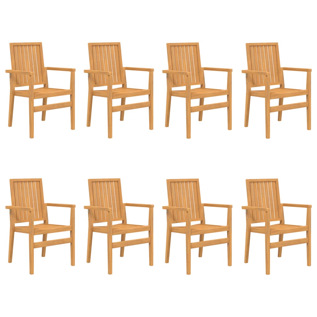 vidaXL Set mobilier de grădină, 9 piese, lemn masiv de tec vidaXL Set mobilier de grădină, 9 piese, lemn masiv de tec