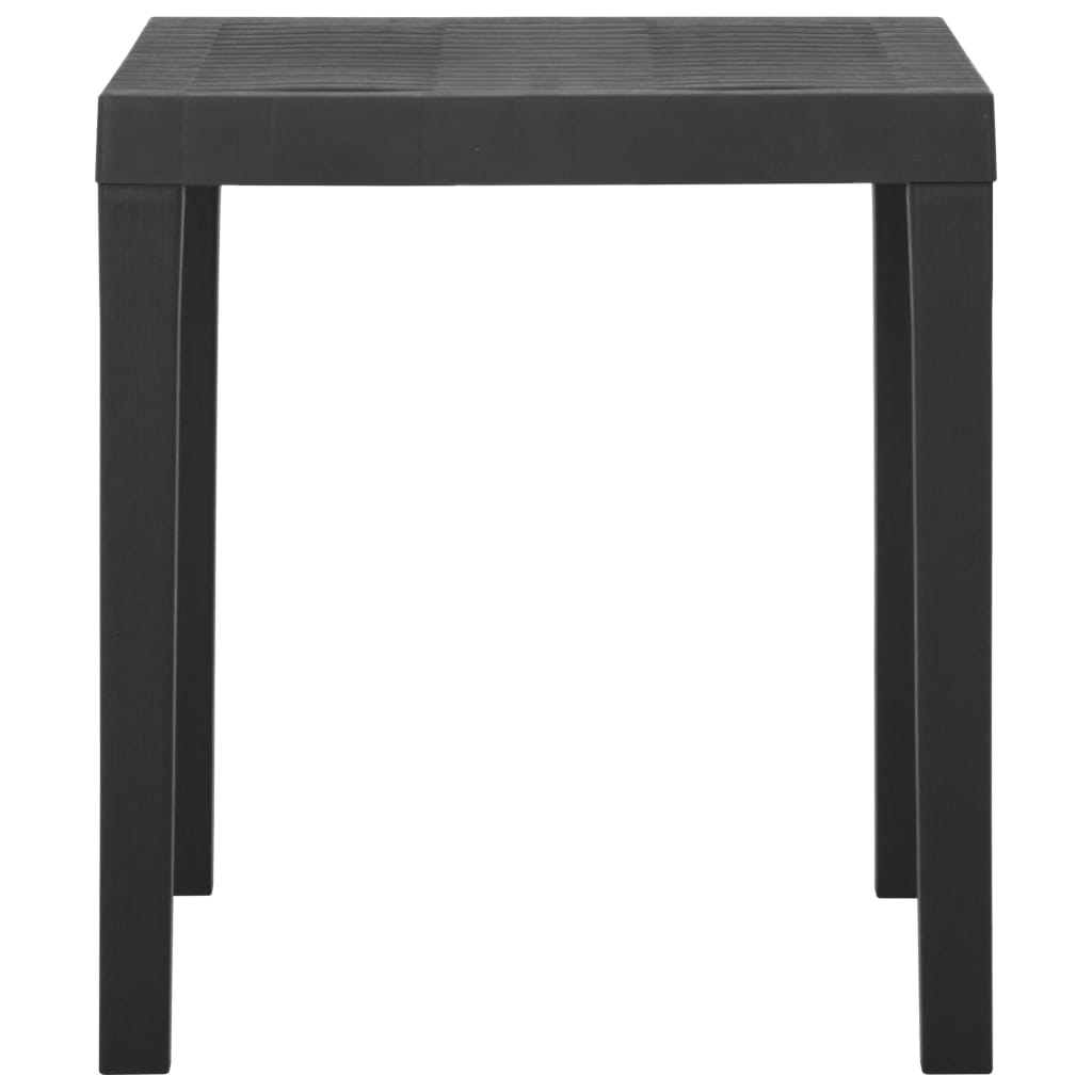 vidaXL Masă de grădină, gri, 79x65x72 cm, plastic vidaXL Masă de grădină, gri, 79x65x72 cm, plastic
