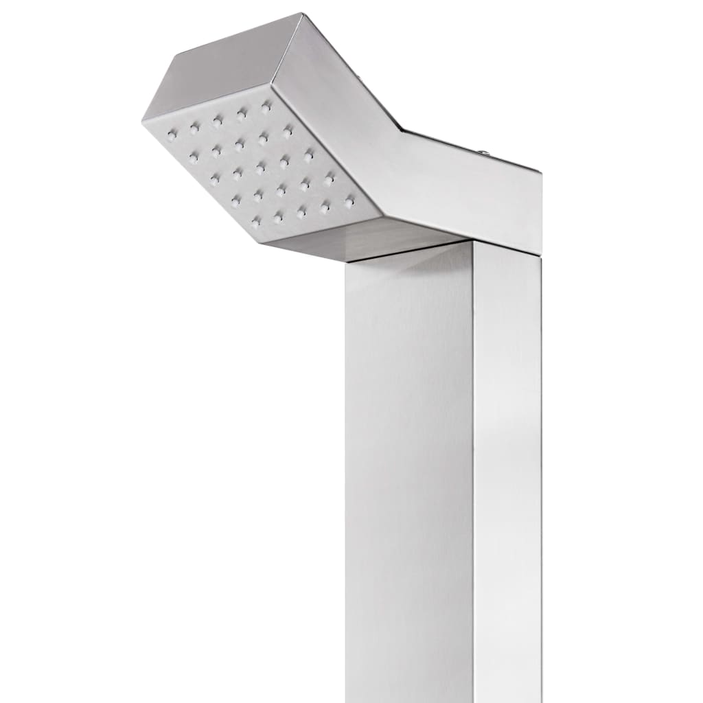 vidaXL Duș pentru grădină, 220 cm, oțel inoxidabil vidaXL Duș pentru grădină, 220 cm, oțel inoxidabil