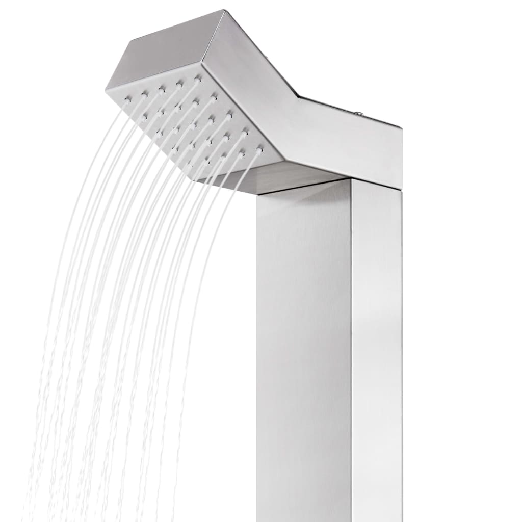 vidaXL Duș pentru grădină, 220 cm, oțel inoxidabil vidaXL Duș pentru grădină, 220 cm, oțel inoxidabil