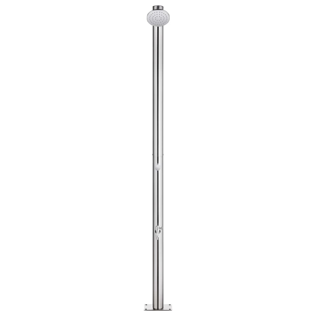 vidaXL Duș pentru grădină, 215 cm, oțel inoxidabil vidaXL Duș pentru grădină, 215 cm, oțel inoxidabil
