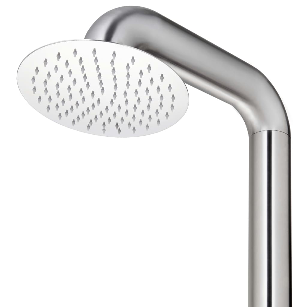 vidaXL Duș pentru grădină, 225 cm, oțel inoxidabil vidaXL Duș pentru grădină, 225 cm, oțel inoxidabil