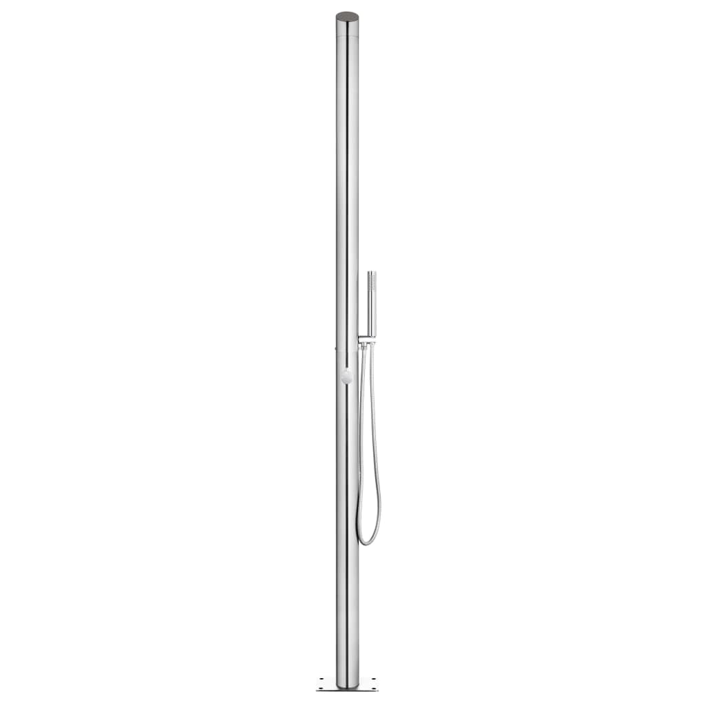 vidaXL Duș pentru grădină, 220 cm, oțel inoxidabil vidaXL Duș pentru grădină, 220 cm, oțel inoxidabil