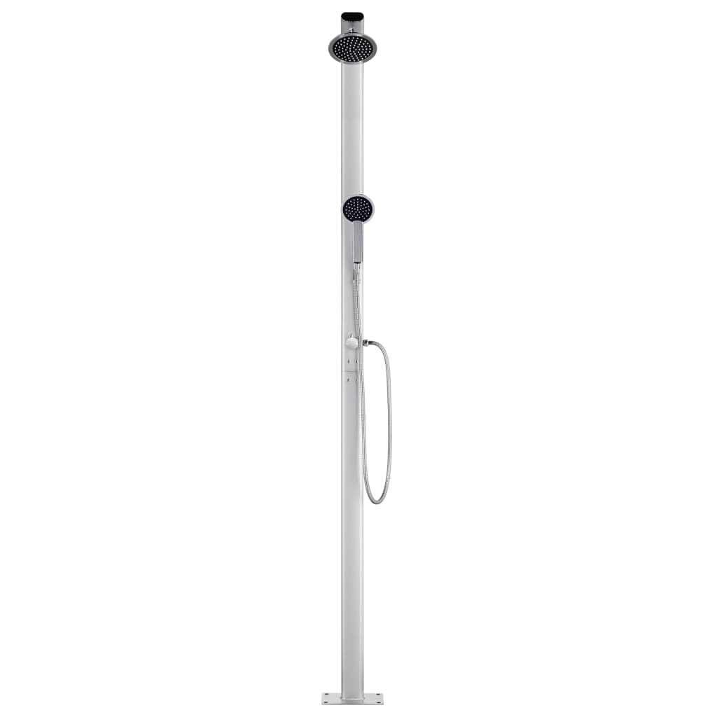 vidaXL Duș de grădină, 215 cm, aluminiu
