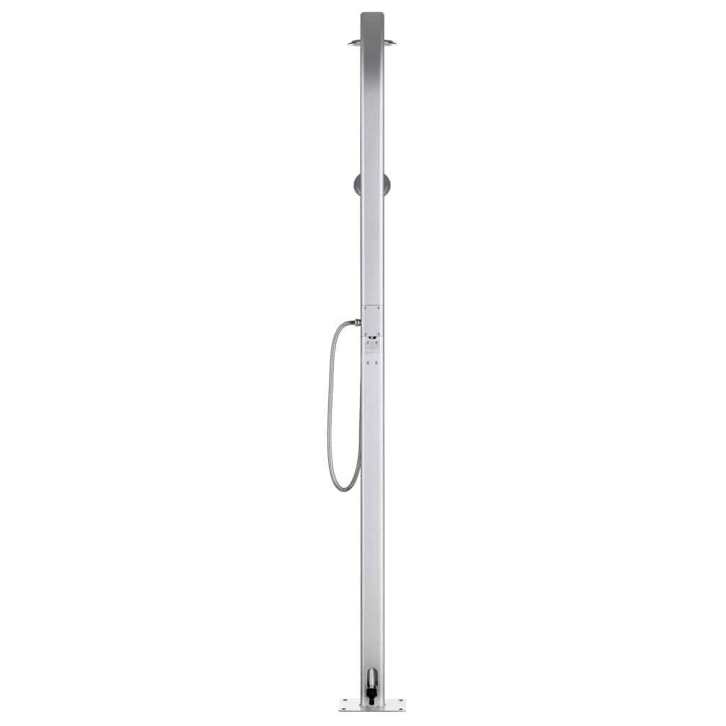 vidaXL Duș de grădină, 215 cm, aluminiu
