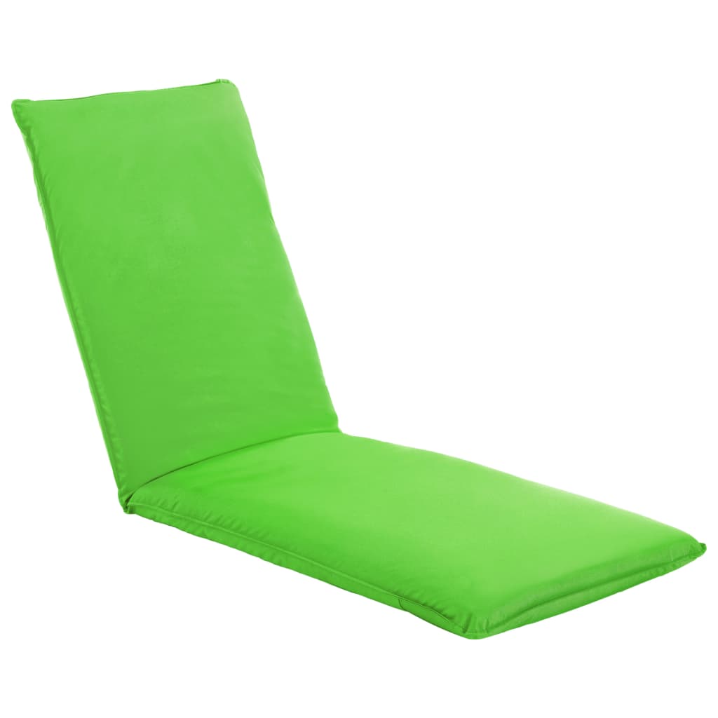 vidaXL Șezlong pliabil, verde, țesătură oxford vidaXL Șezlong pliabil, verde, țesătură oxford