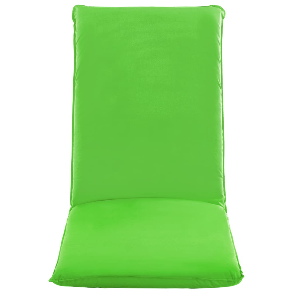 vidaXL Șezlong pliabil, verde, țesătură oxford vidaXL Șezlong pliabil, verde, țesătură oxford