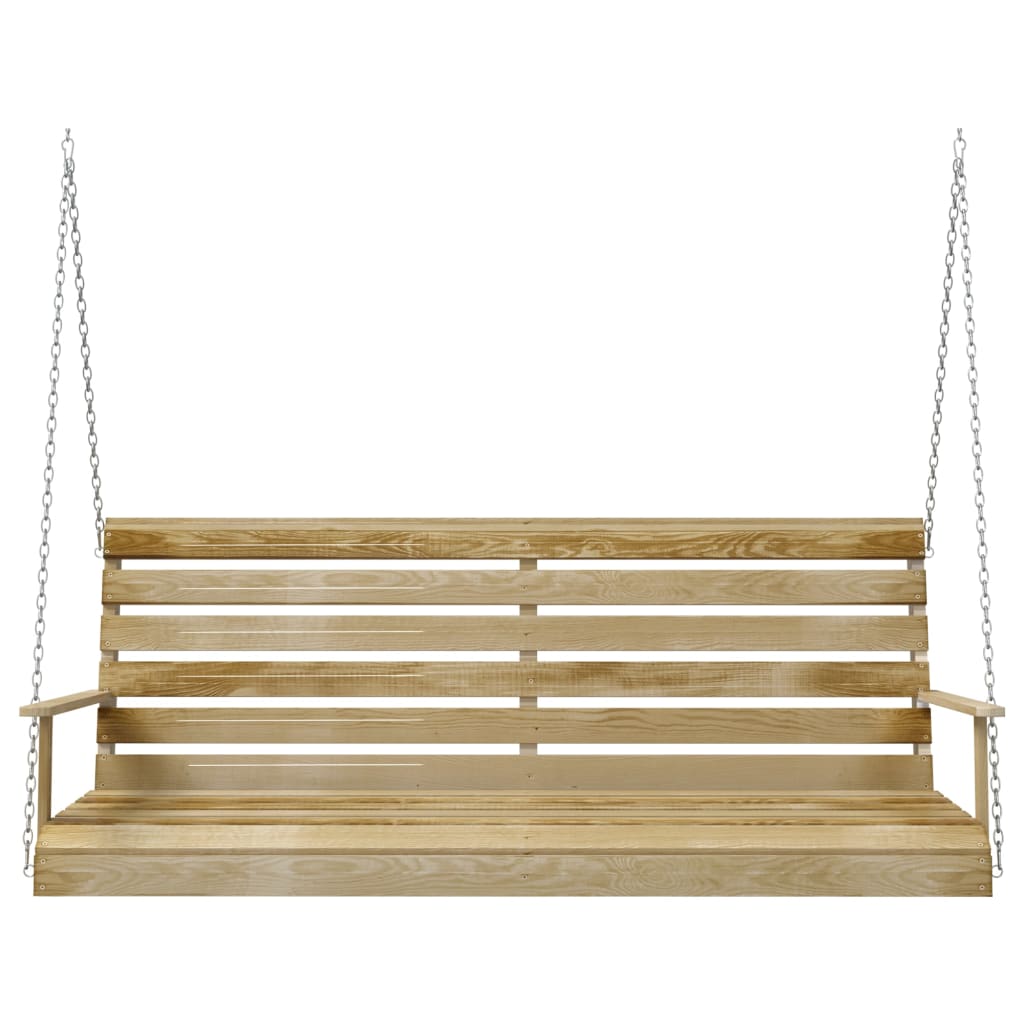 vidaXL Bancă balansoar, 155x65x60 cm, lemn tratat de pin vidaXL Bancă balansoar, 155x65x60 cm, lemn tratat de pin