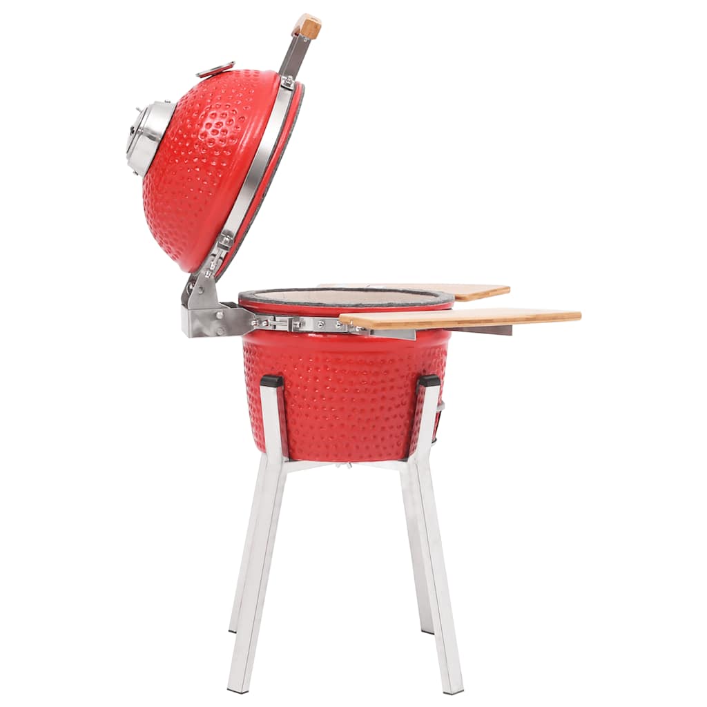 vidaXL Grătar cu afumătoare Kamado, 76 cm, ceramică vidaXL Grătar cu afumătoare Kamado, 76 cm, ceramică