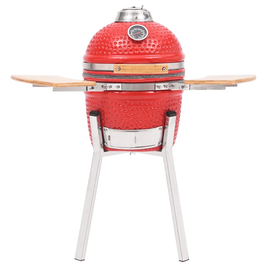 vidaXL Grătar cu afumătoare Kamado, 76 cm, ceramică vidaXL Grătar cu afumătoare Kamado, 76 cm, ceramică