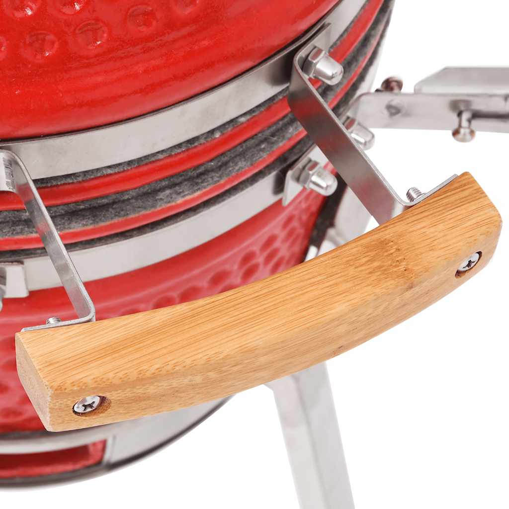 vidaXL Grătar cu afumătoare Kamado, 76 cm, ceramică vidaXL Grătar cu afumătoare Kamado, 76 cm, ceramică