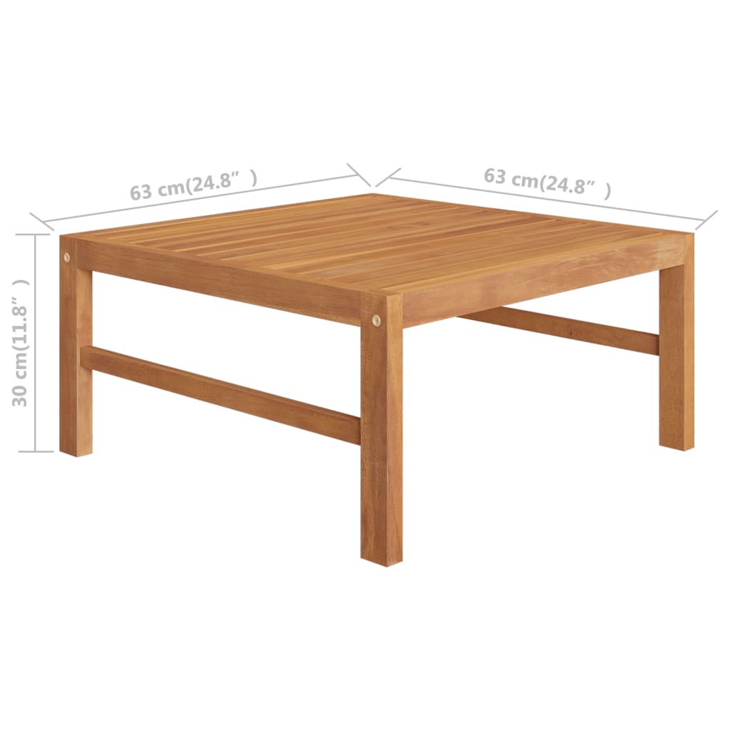 vidaXL Set mobilier grădină cu perne crem, 2 piese, lemn de tec