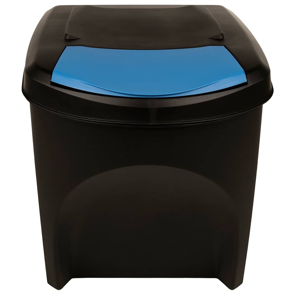 vidaXL Coșuri de gunoi stivuibile 4 buc. antracit, 100 L polipropilenă vidaXL Coșuri de gunoi stivuibile 4 buc. antracit, 100 L polipropilenă
