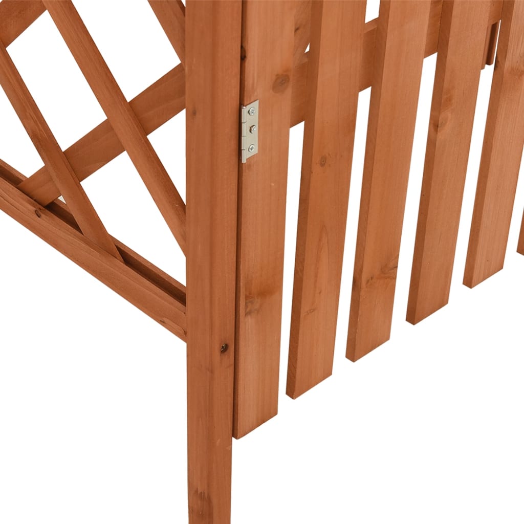 vidaXL Pergolă cu poartă, 116x40x204 cm, lemn masiv de brad vidaXL Pergolă cu poartă, 116x40x204 cm, lemn masiv de brad