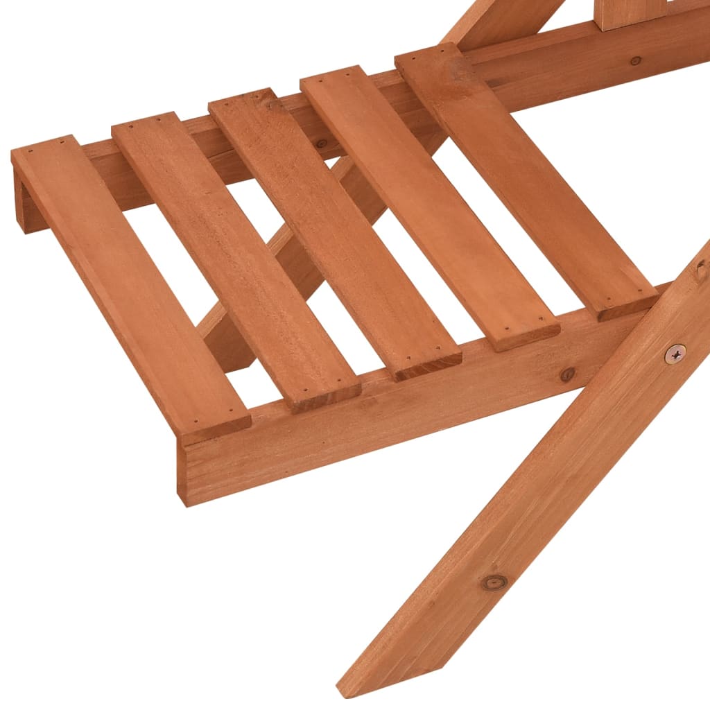 vidaXL Suport jardinieră, 83x25x132 cm, lemn masiv de brad vidaXL Suport jardinieră, 83x25x132 cm, lemn masiv de brad