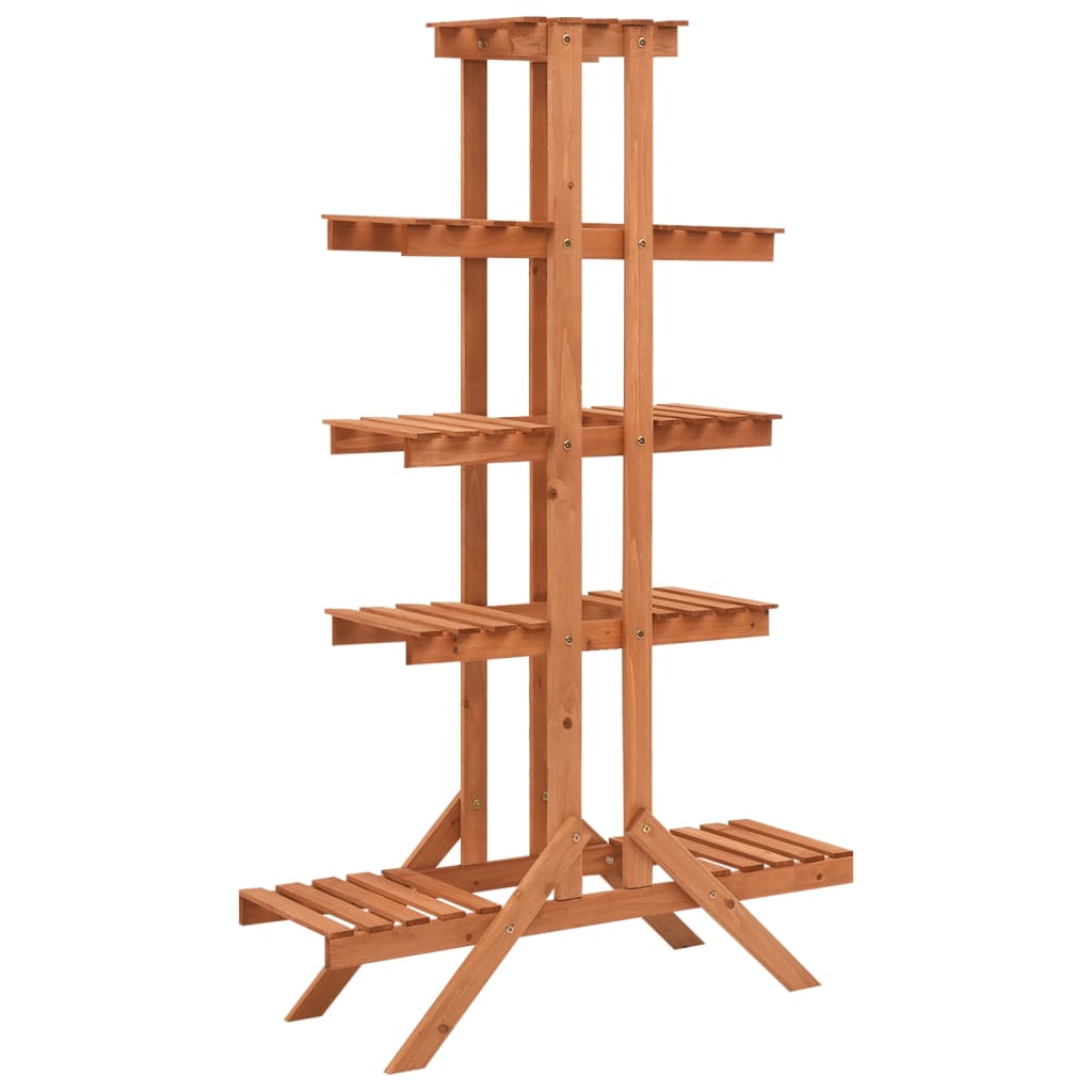 vidaXL Suport jardinieră, 83x25x132 cm, lemn masiv de brad vidaXL Suport jardinieră, 83x25x132 cm, lemn masiv de brad