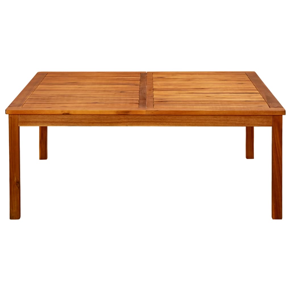 vidaXL Măsuță de cafea de grădină 110x110x45 cm lemn masiv acacia vidaXL Măsuță de cafea de grădină 110x110x45 cm lemn masiv acacia
