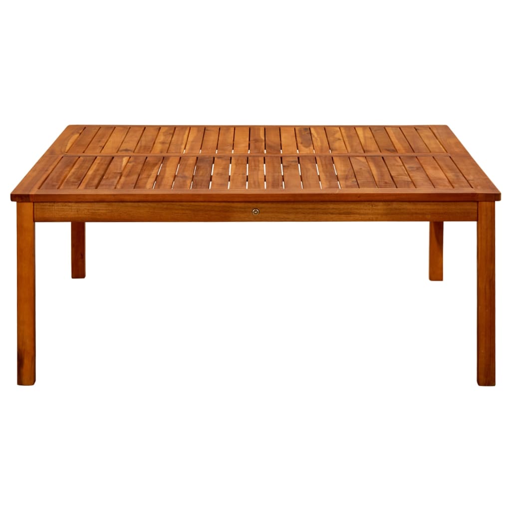 vidaXL Măsuță de cafea de grădină 110x110x45 cm lemn masiv acacia vidaXL Măsuță de cafea de grădină 110x110x45 cm lemn masiv acacia