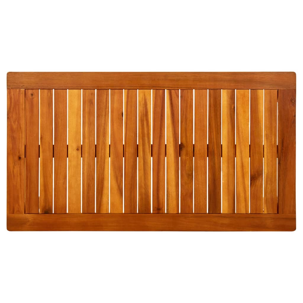 vidaXL Măsuță de cafea de grădină, 90x50x36 cm, lemn masiv acacia vidaXL Măsuță de cafea de grădină, 90x50x36 cm, lemn masiv acacia