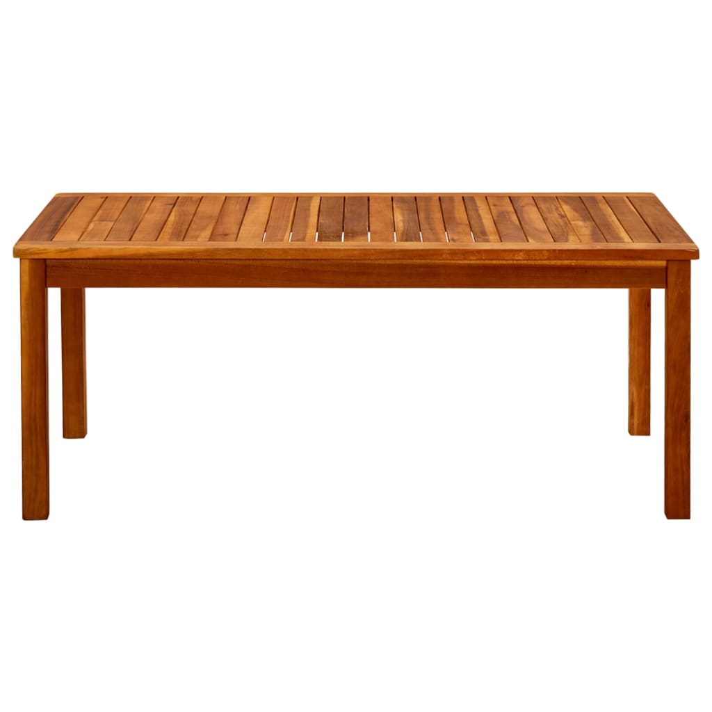 vidaXL Măsuță de cafea de grădină 110x60x45 cm lemn masiv acacia vidaXL Măsuță de cafea de grădină 110x60x45 cm lemn masiv acacia