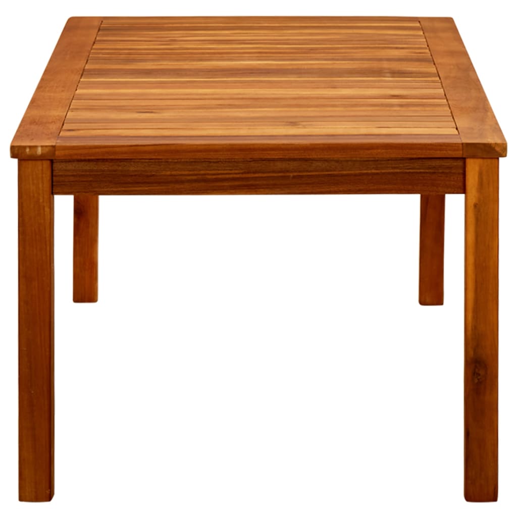 vidaXL Măsuță de cafea de grădină 110x60x45 cm lemn masiv acacia vidaXL Măsuță de cafea de grădină 110x60x45 cm lemn masiv acacia