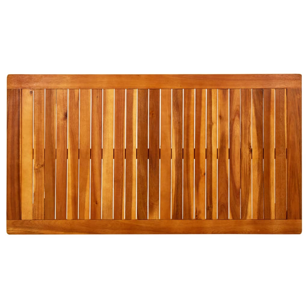 vidaXL Măsuță de cafea de grădină 110x60x45 cm lemn masiv acacia vidaXL Măsuță de cafea de grădină 110x60x45 cm lemn masiv acacia