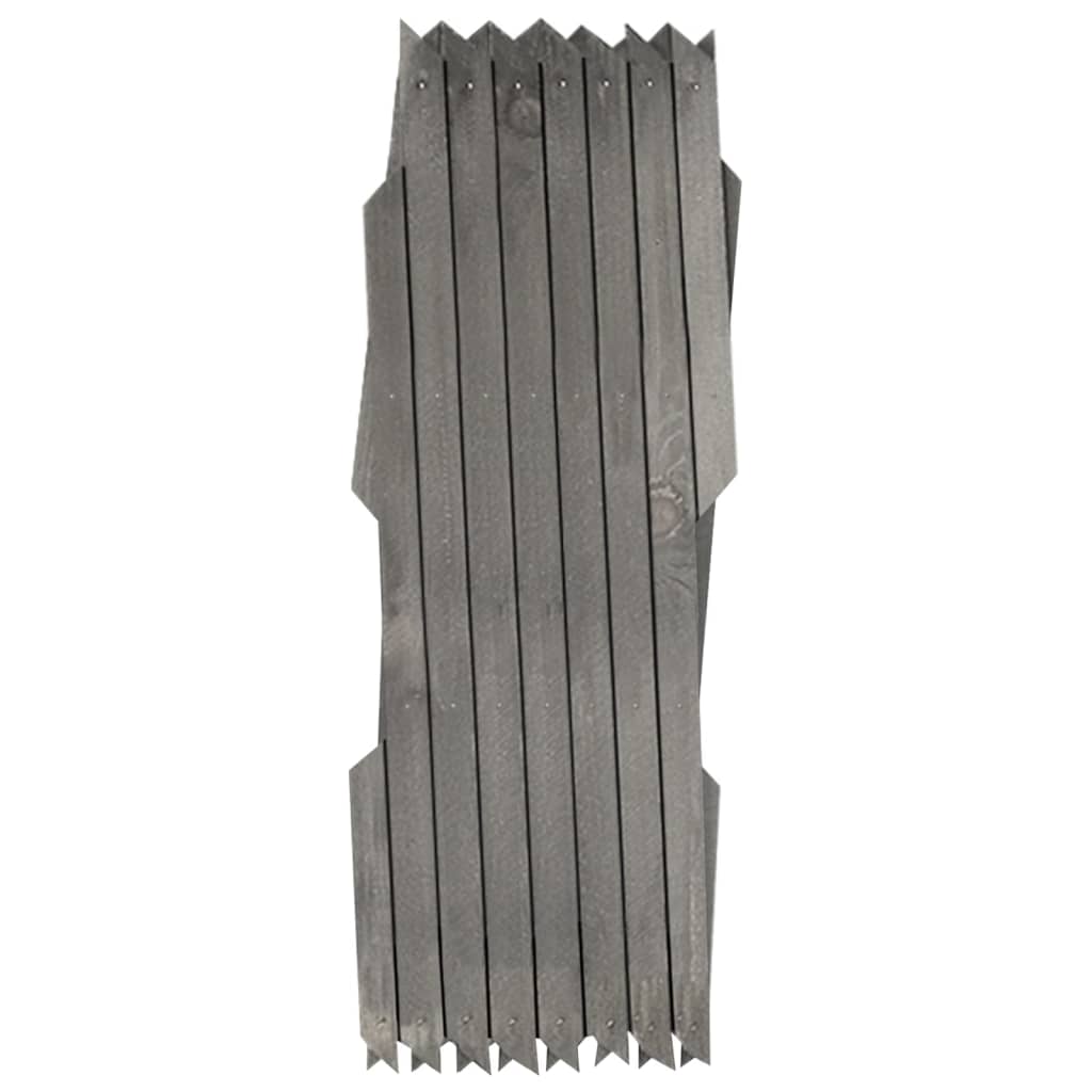 vidaXL Garduri din spalier, 5 buc., gri, 180x30 cm, lemn masiv de brad vidaXL Garduri din spalier, 5 buc., gri, 180x30 cm, lemn masiv de brad