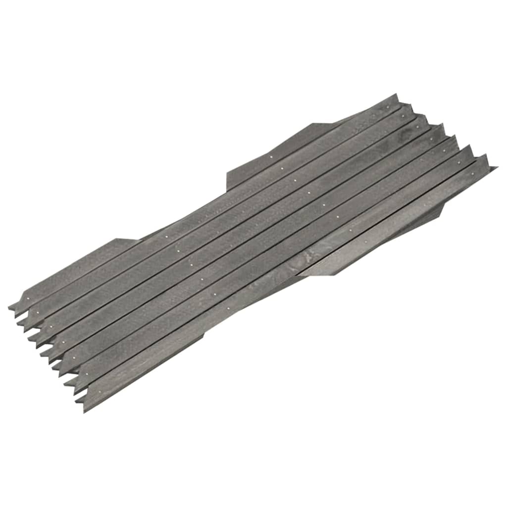 vidaXL Garduri din spalier, 5 buc., gri, 180x30 cm, lemn masiv de brad vidaXL Garduri din spalier, 5 buc., gri, 180x30 cm, lemn masiv de brad