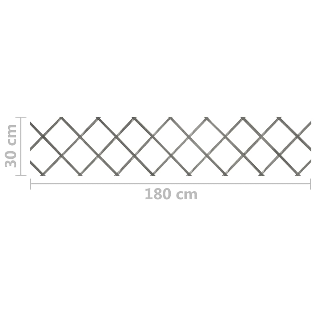 vidaXL Garduri din spalier, 5 buc., gri, 180x30 cm, lemn masiv de brad vidaXL Garduri din spalier, 5 buc., gri, 180x30 cm, lemn masiv de brad