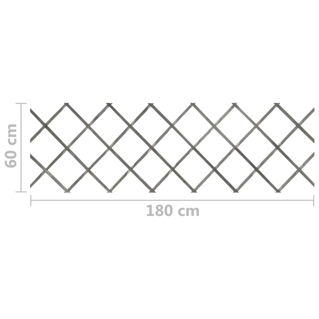vidaXL Garduri din spalier, 5 buc., gri, 180x60 cm, lemn masiv de brad vidaXL Garduri din spalier, 5 buc., gri, 180x60 cm, lemn masiv de brad