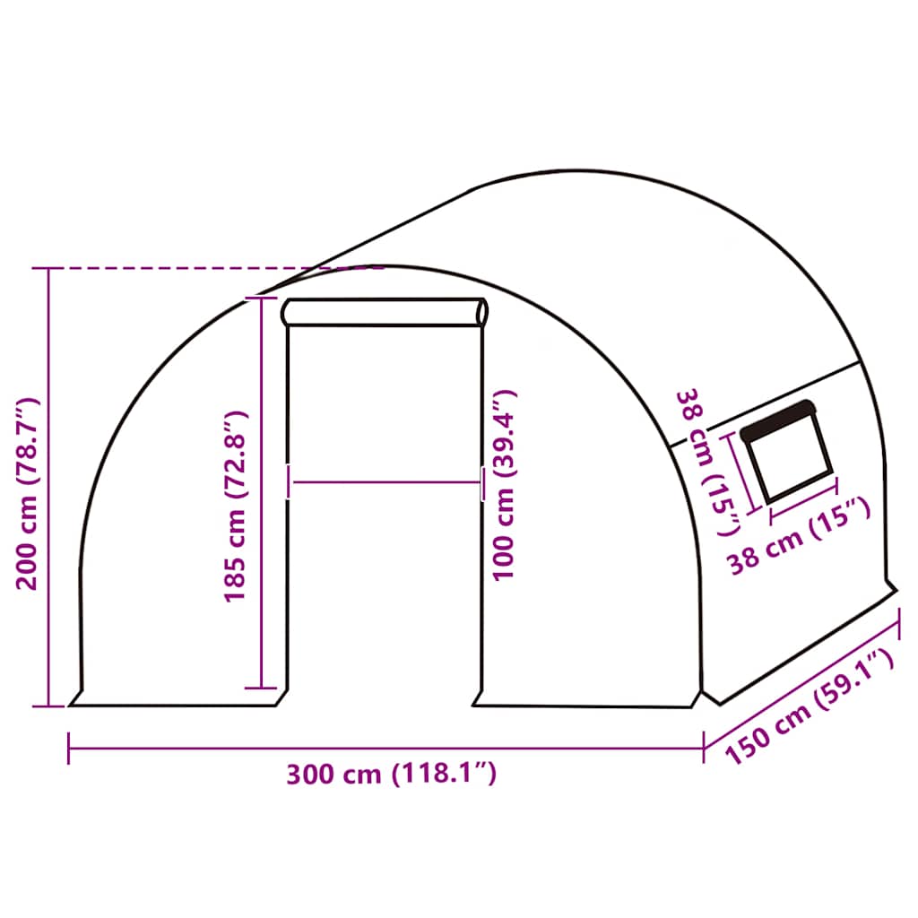 vidaXL Copertină rezervă pentru seră (4,5 m²), transparent, 3x1,5x2 m vidaXL Copertină rezervă pentru seră (4,5 m²), transparent, 3x1,5x2 m