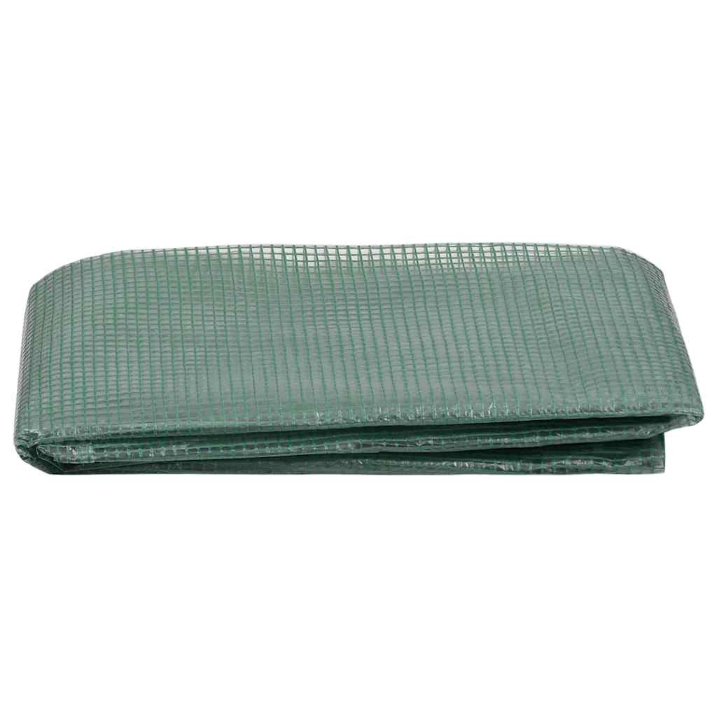 vidaXL Copertină de rezervă pentru seră (0,5 m²), verde, 50x100x190 cm vidaXL Copertină de rezervă pentru seră (0,5 m²), verde, 50x100x190 cm